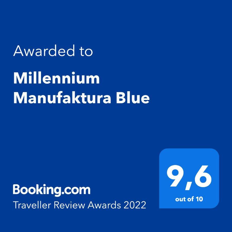 Apartamento Millennium Manufaktura Blue Varsovia Exterior foto